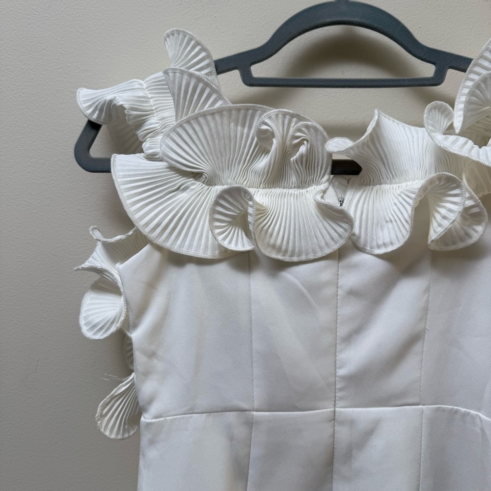 Do + Be White Ruffle Mini Dress - Picture 9 of 9
